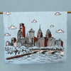 Blue Philadelphia Skyline Kitchen Towel - Occasionette