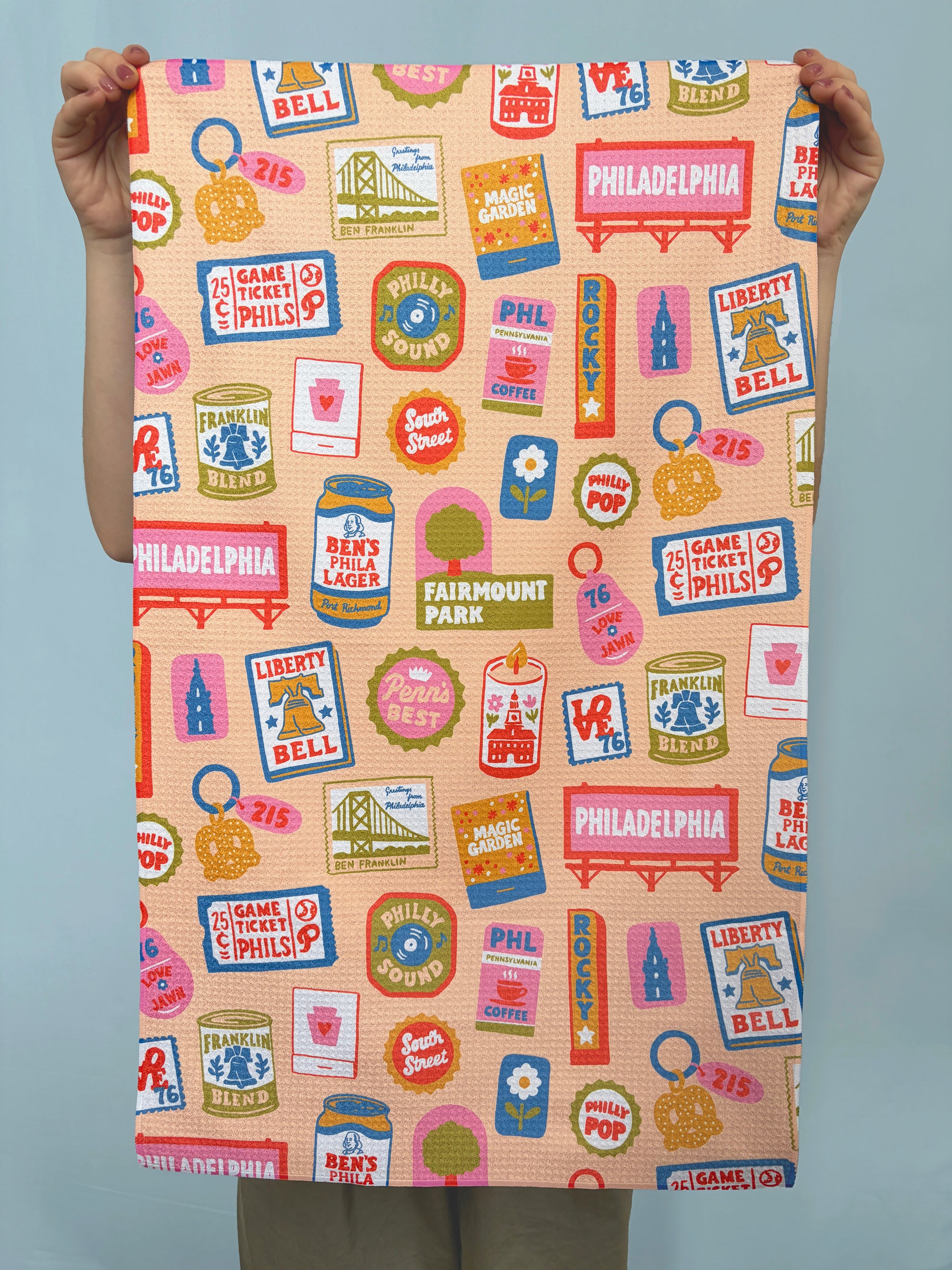 Philly Ephemera Kitchen Towel - Occasionette