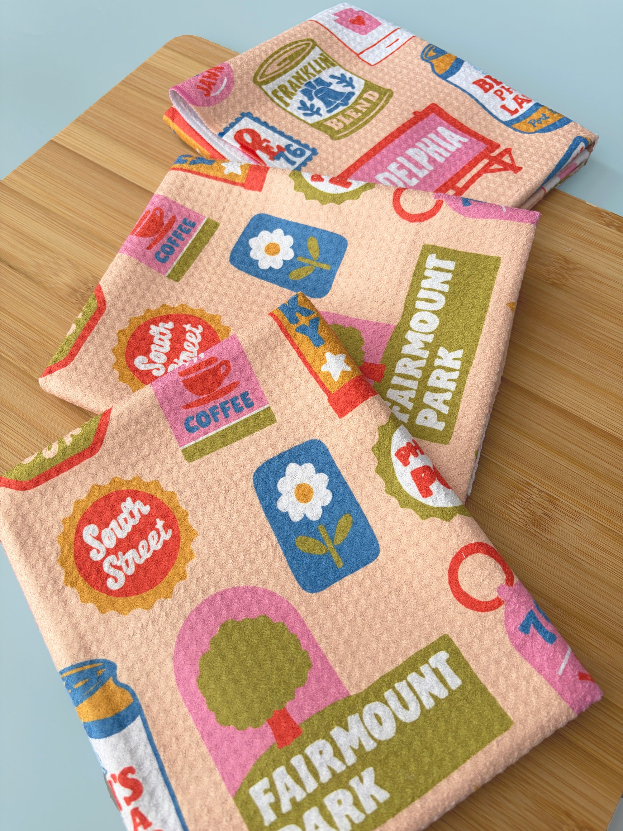 Philly Ephemera Kitchen Towel - Occasionette