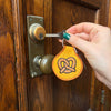 Pretzel Embroidered Keychain - Occasionette