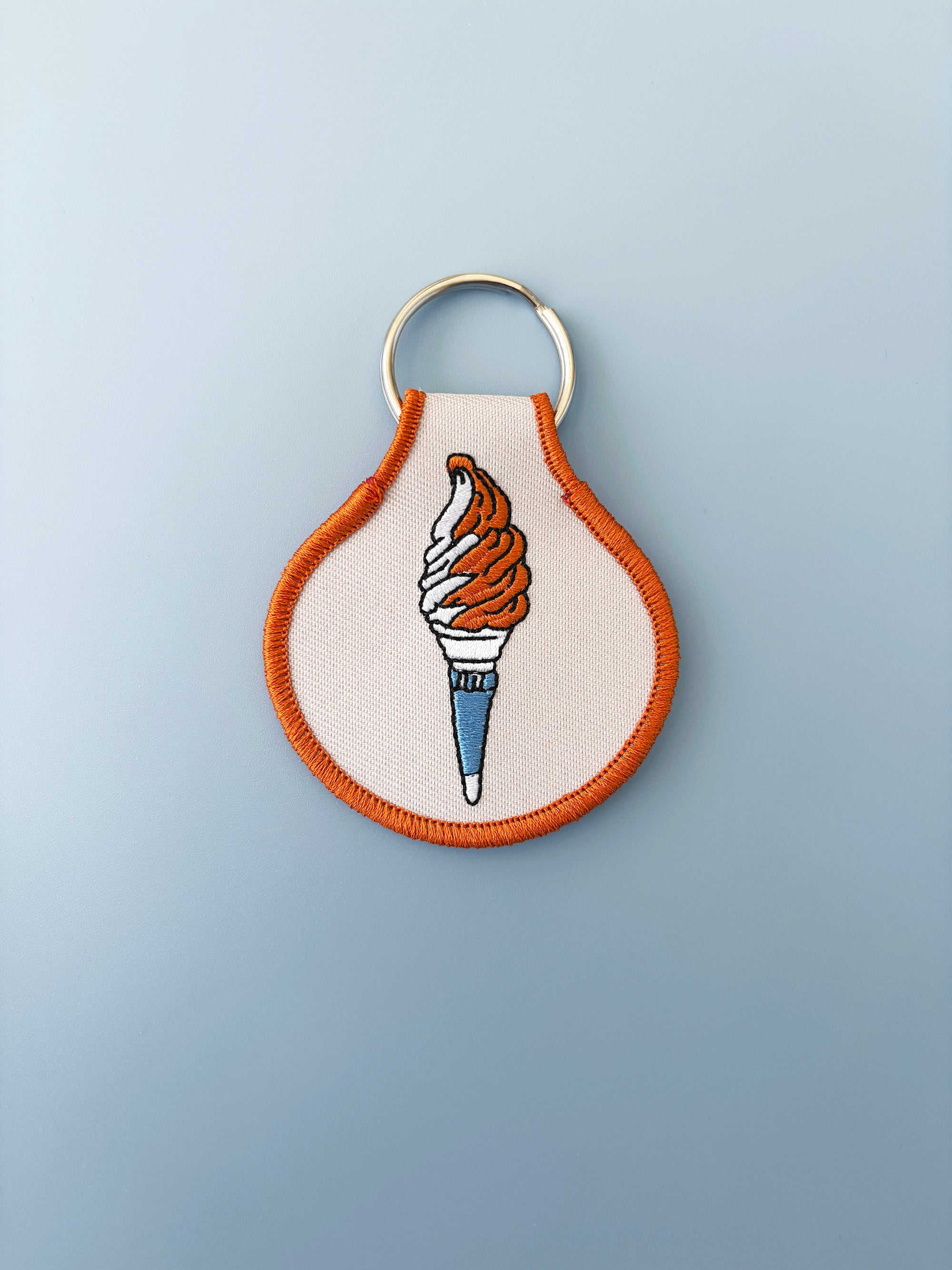 Soft Serve Embroidered Keychain - Occasionette