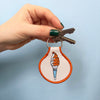 Soft Serve Embroidered Keychain - Occasionette
