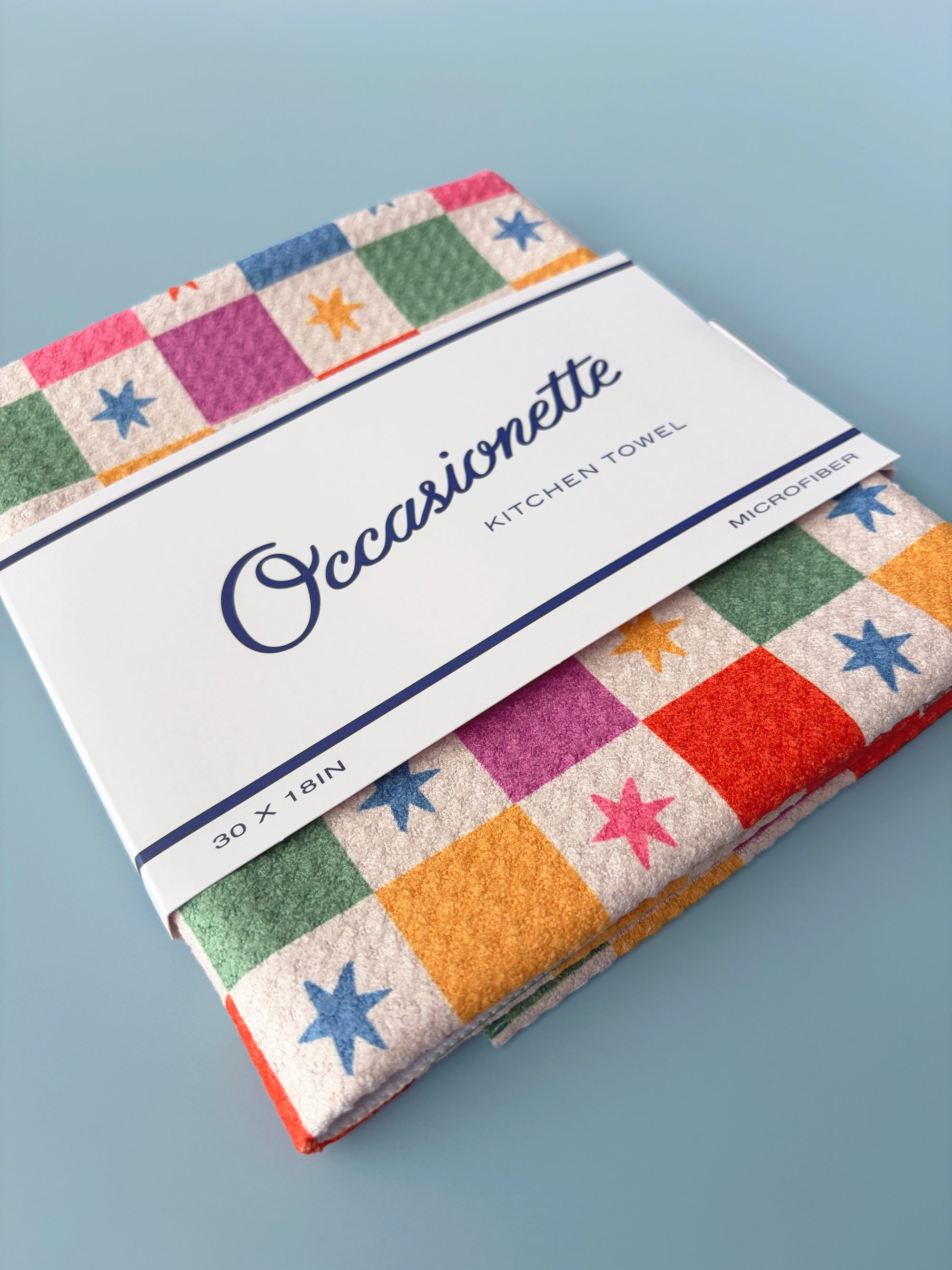 Starry Squares Kitchen Towel - Occasionette