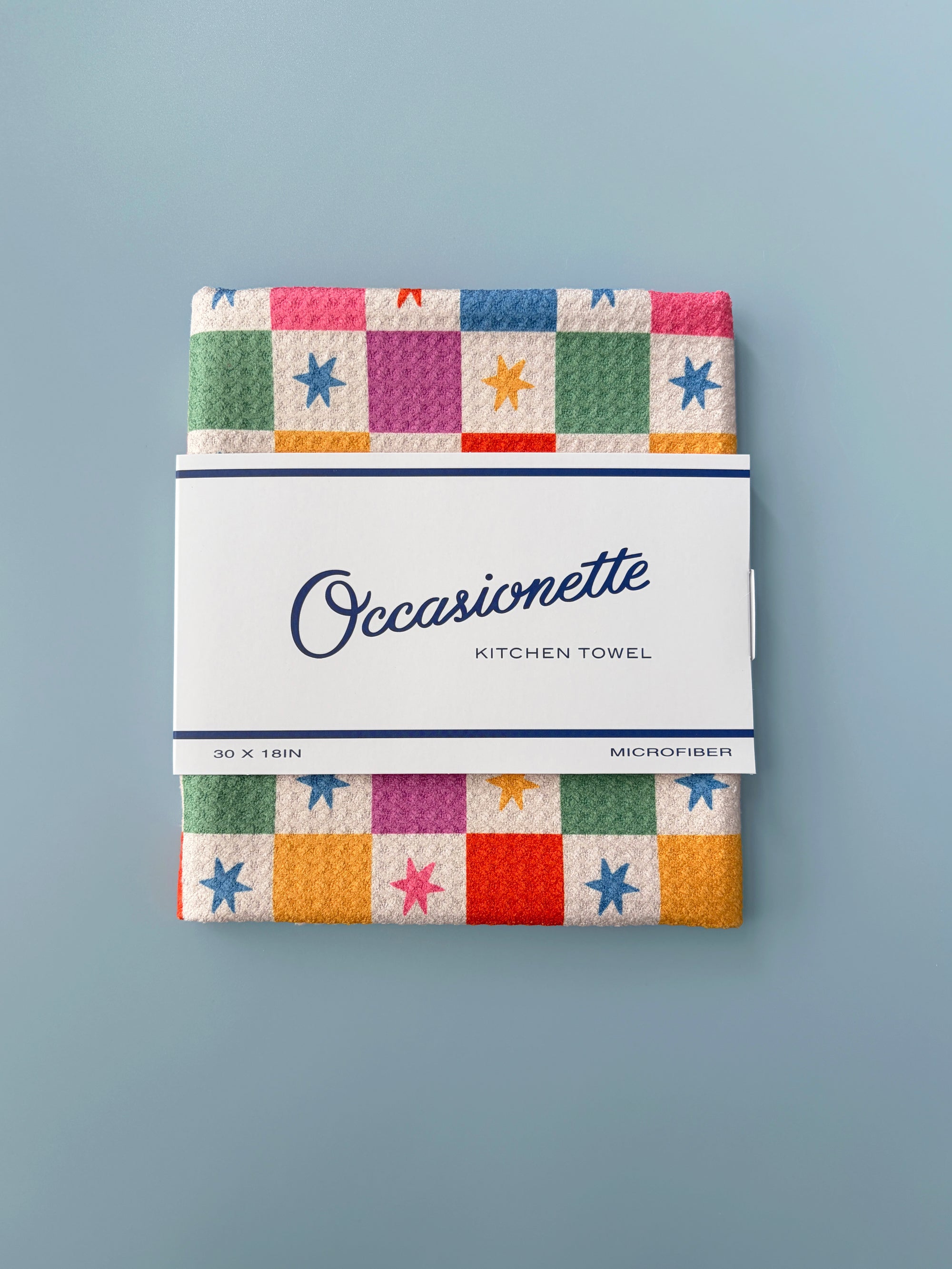 Starry Squares Kitchen Towel - Occasionette