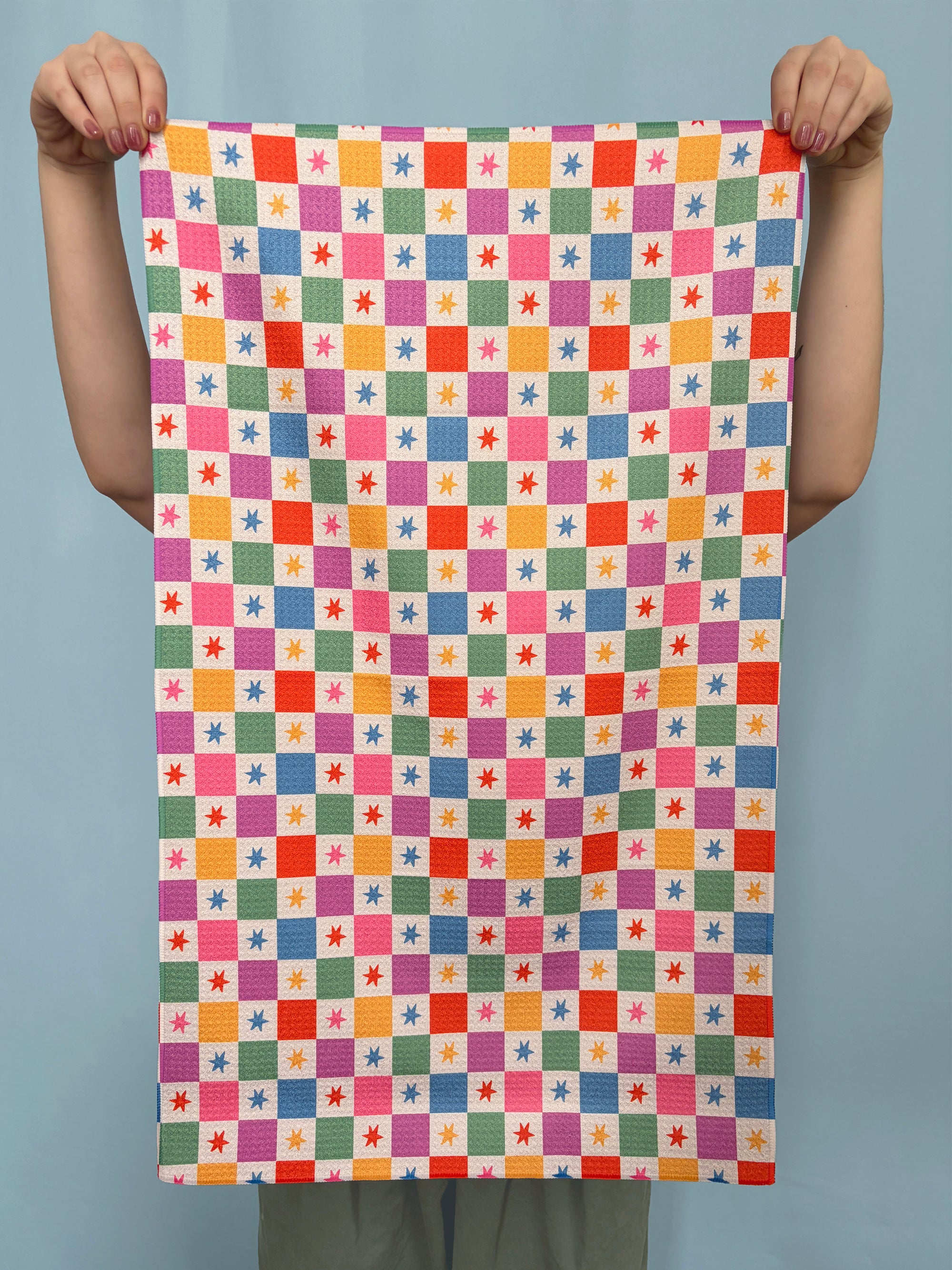 Starry Squares Kitchen Towel - Occasionette