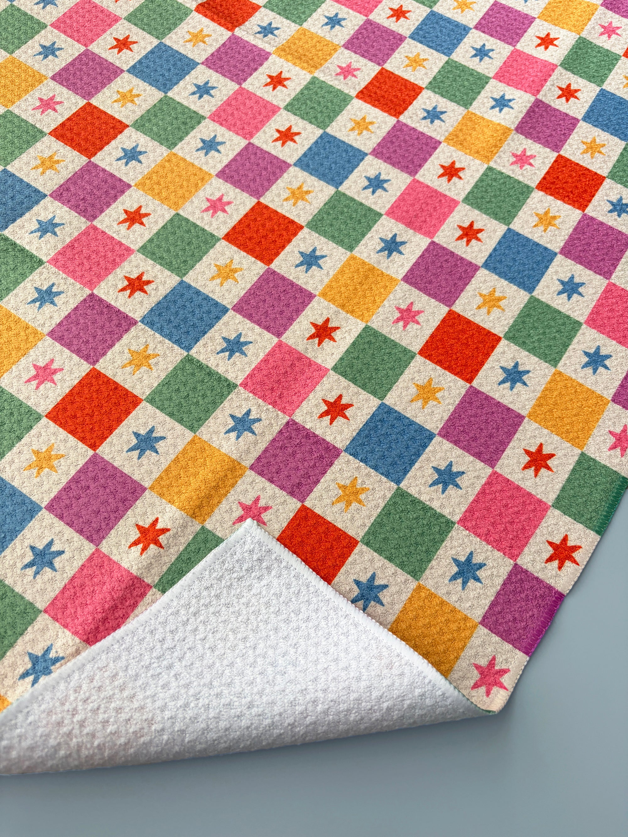 Starry Squares Kitchen Towel - Occasionette
