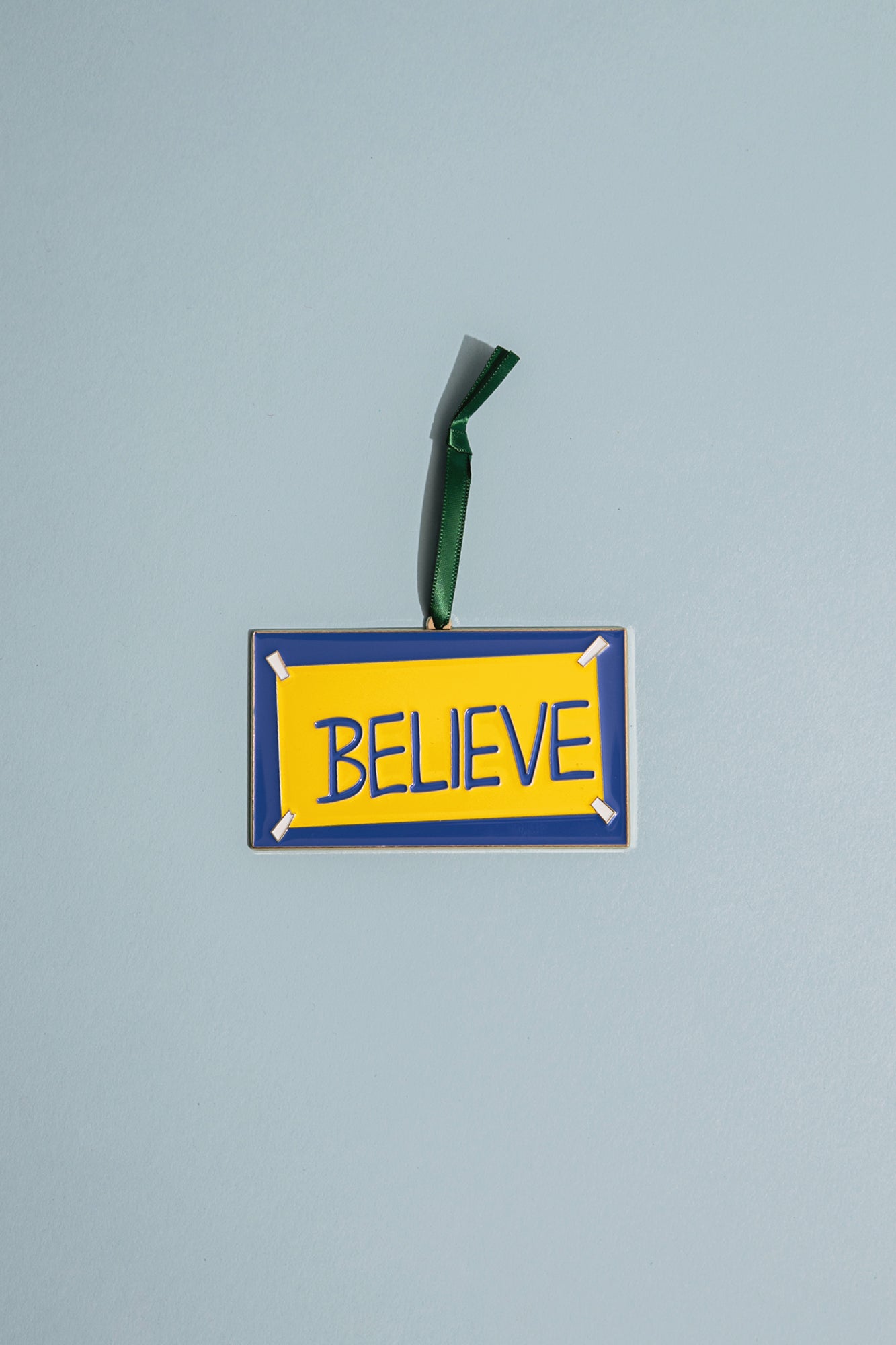 Believe Ted Lasso Enamel Ornament